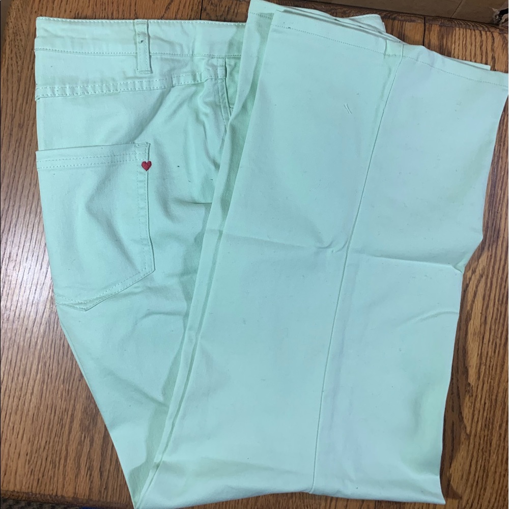 Mint Green Boyfriend Jeans